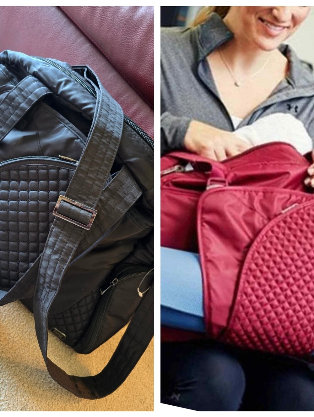 LUG Cartwheel BLACK Travel Yoga Tote Luggage Bag